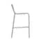 Flash Furniture Silver All-Weather Steel Bar Stool XU-CH-10318-B-SIL-GG - alternate 6